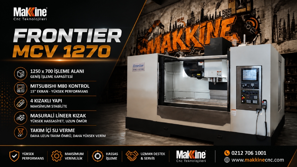 2022 Model | 1250x700 İşleme | Frontier MCV 1270 + CTS +M80 15
